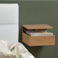 Thumbnail for Ashlan Bedside Table with 1 Drawer in Oak