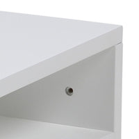 Thumbnail for Ashlan Bedside Table with 1 Drawer in White