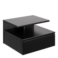 Thumbnail for Ashlan Bedside Table with 1 Drawer in Black