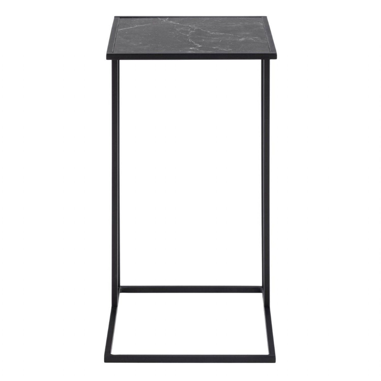 Infinity Side Table in Matt Black