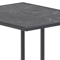 Thumbnail for Infinity Side Table in Matt Black