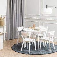 Thumbnail for Roxby Round Dining Table in White