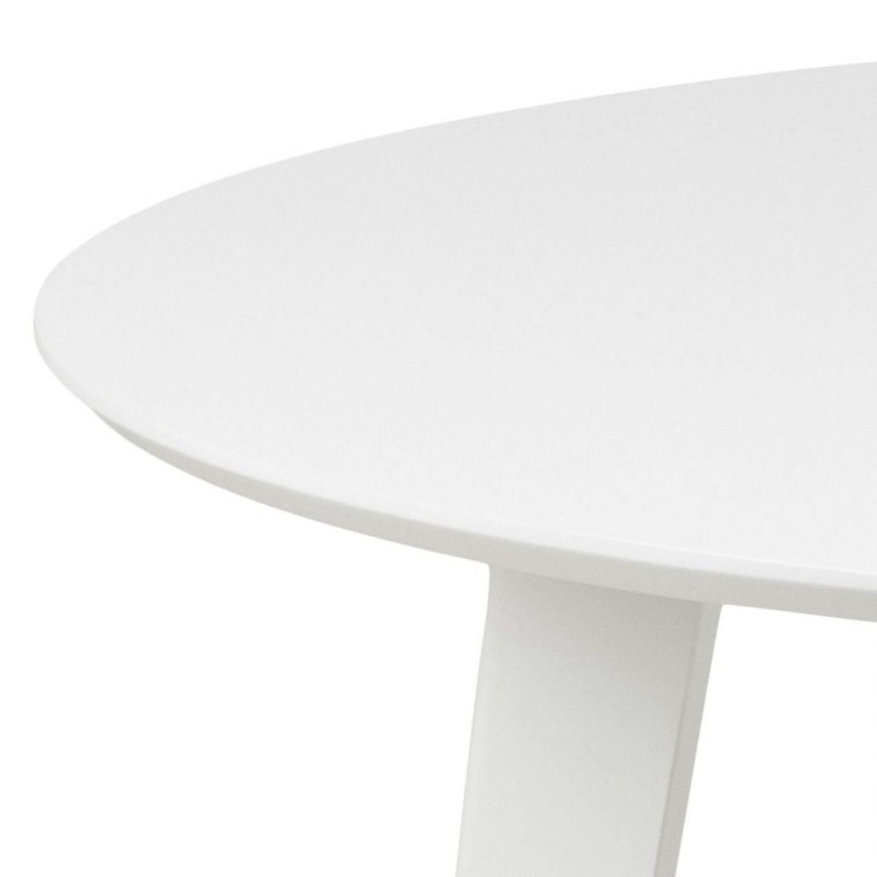 Roxby Round Dining Table in White