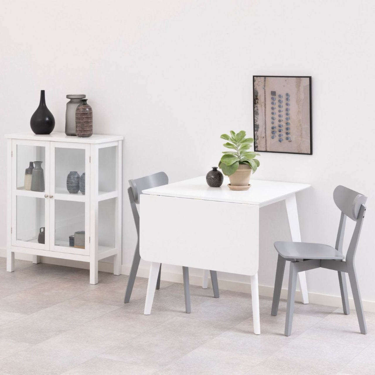 Roxby Square Dining Table in White