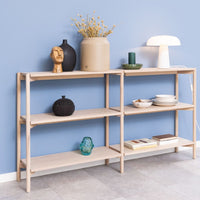 Thumbnail for Braidwood Bookcase with 4 Shelves in White