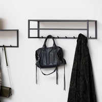 Thumbnail for Seaford Coat Rack in Black And Oak