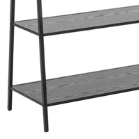 Thumbnail for Seaford Clothes Rack with 2 Shelves in Black