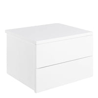 Thumbnail for Avignon Bedside Table with 2 Drawers in White