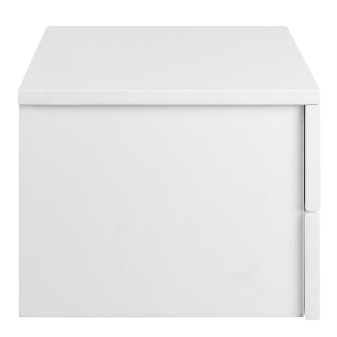 Avignon Bedside Table with 2 Drawers in White