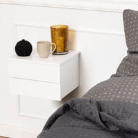 Thumbnail for Avignon Bedside Table with 2 Drawers in White