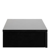 Thumbnail for Avignon Square Bedside Table with 2 Drawers in Black