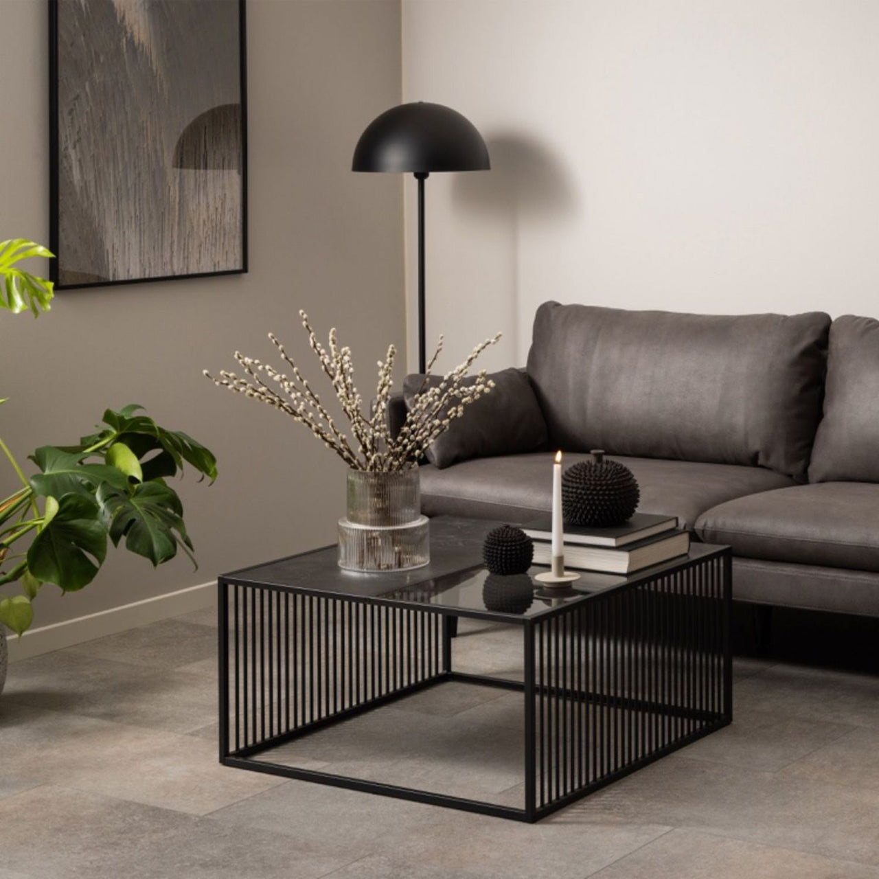 Strington Square Coffee Table in Black