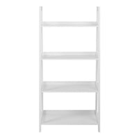 Thumbnail for Wally Bookcase with 4 Shelves in White