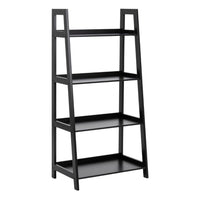 Thumbnail for Wally Bookcase with 4 Shelves in Black