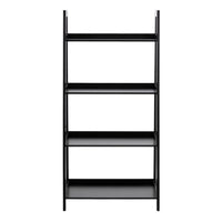 Thumbnail for Wally Bookcase with 4 Shelves in Black