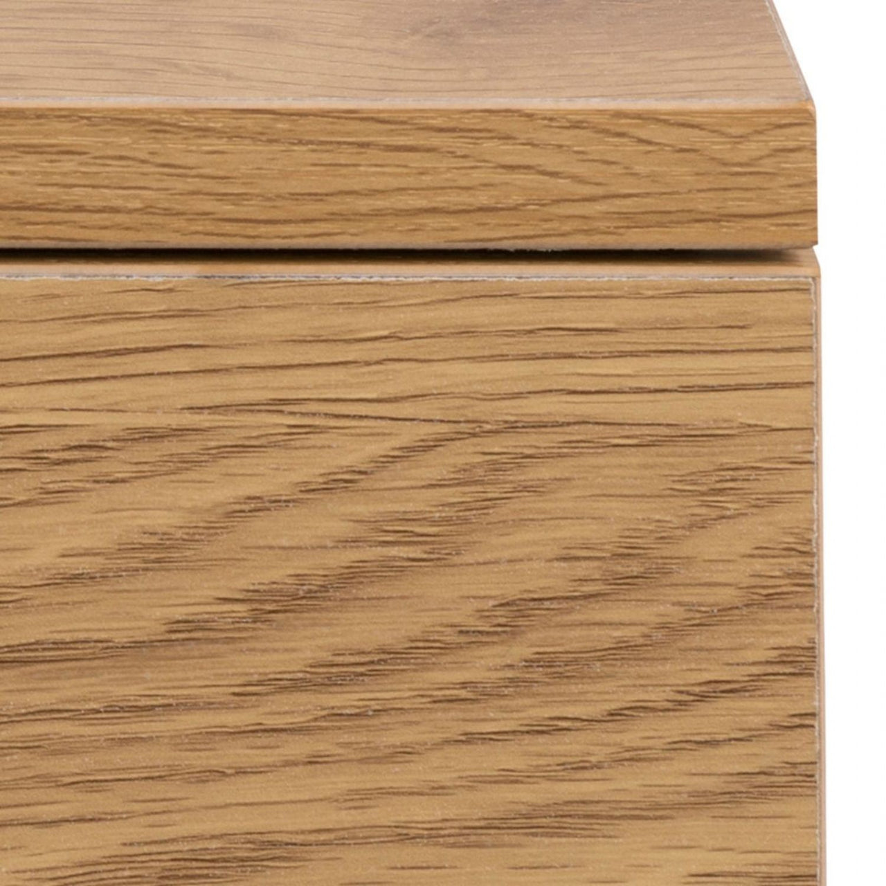 Avignon Square Bedside Table with 1 Drawers in Oak