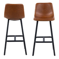 Thumbnail for I_Oregon Bar Chair in Brown Set of 2