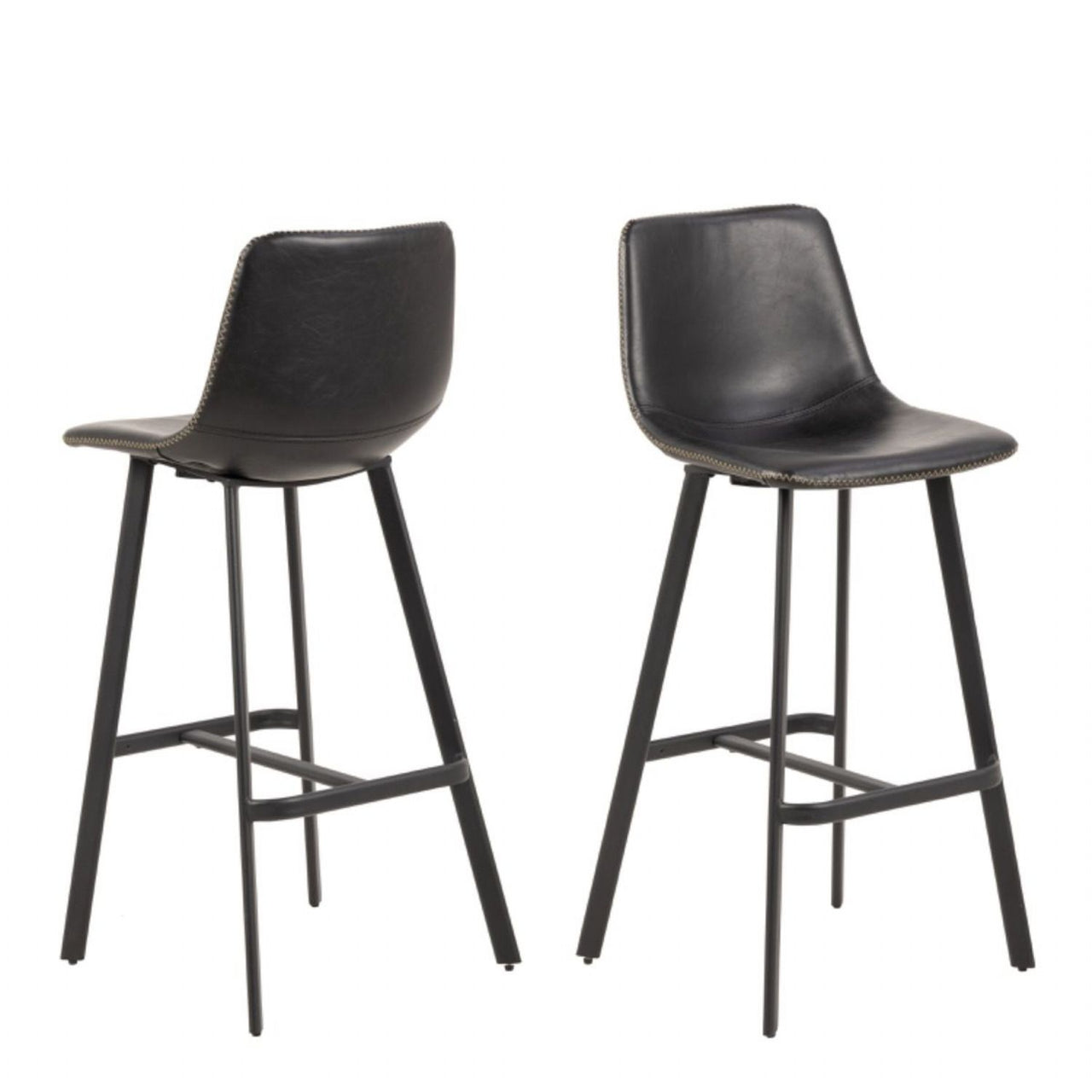 I_Oregon Bar Chair in Black Set of 2