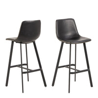 Thumbnail for I_Oregon Bar Chair in Black Set of 2