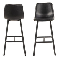 Thumbnail for I_Oregon Bar Chair in Black Set of 2