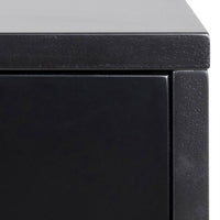 Thumbnail for Cholet Square Bedside Table with 1 Drawer in Black