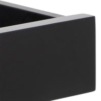 Thumbnail for Cholet Square Bedside Table with 1 Drawer in Black