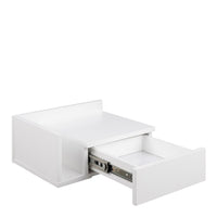 Thumbnail for Avignon Square Bedside Table with 1 Drawers in White