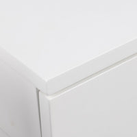 Thumbnail for Avignon Square Bedside Table with 1 Drawers in White