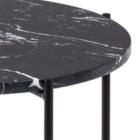 Thumbnail for Avila Side Table with Brown Marble Effect