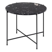 Thumbnail for Avila Side Table with Black Marble Effect