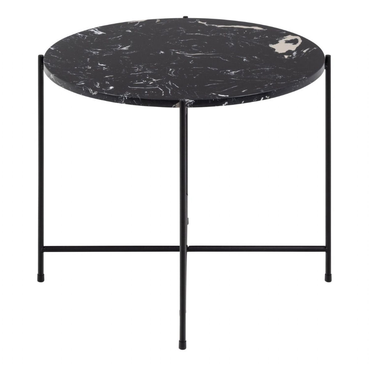 Avila Side Table with Black Marble Effect