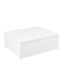 Thumbnail for Avignon Bedside Table, Top and drawer, White