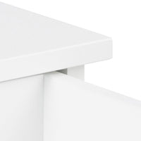 Thumbnail for Avignon Bedside Table, Top and drawer, White