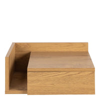 Thumbnail for Ashlan Square Bedside Table with 1 Drawers in Oak