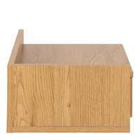 Thumbnail for Ashlan Square Bedside Table with 1 Drawers in Oak