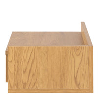 Thumbnail for Ashlan Square Bedside Table with 1 Drawers in Oak