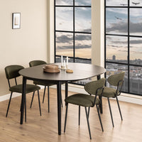 Thumbnail for Montreux Round Dining Table in Black