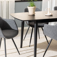 Thumbnail for Montreux Rectangular Dining Table in Black