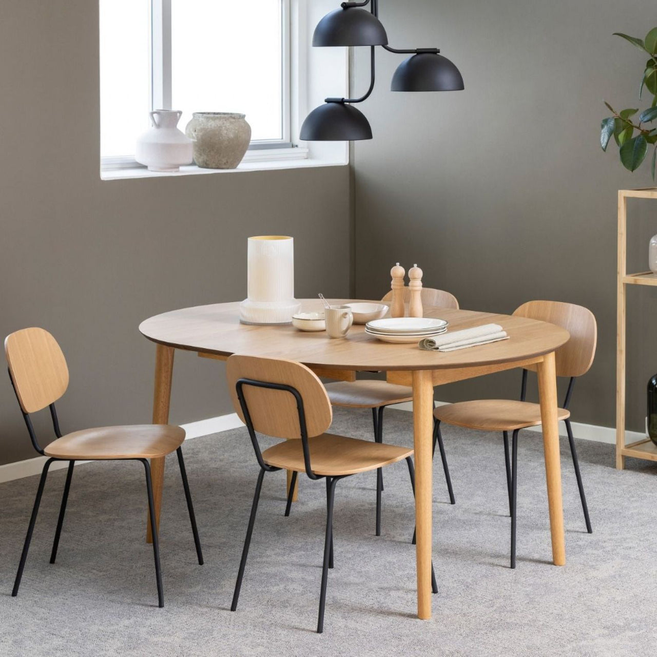 Amira Dining Chair in Oak