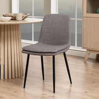 Thumbnail for Becca Dining Chair in Light Brown Set of 4