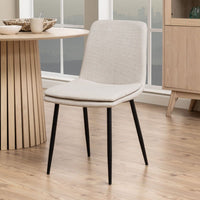 Thumbnail for Becca Dining Chair in Beige Set of 4