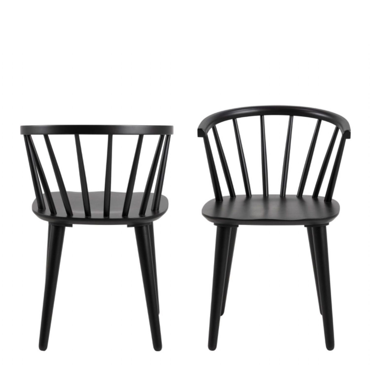 Ida Dining Chair in Black Set of 2