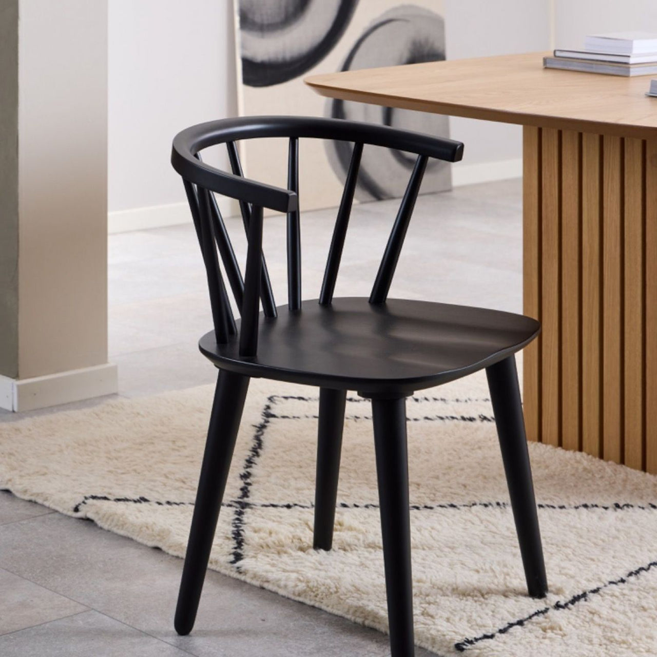 Ida Dining Chair in Black Set of 2