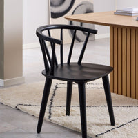 Thumbnail for Ida Dining Chair in Black Set of 2