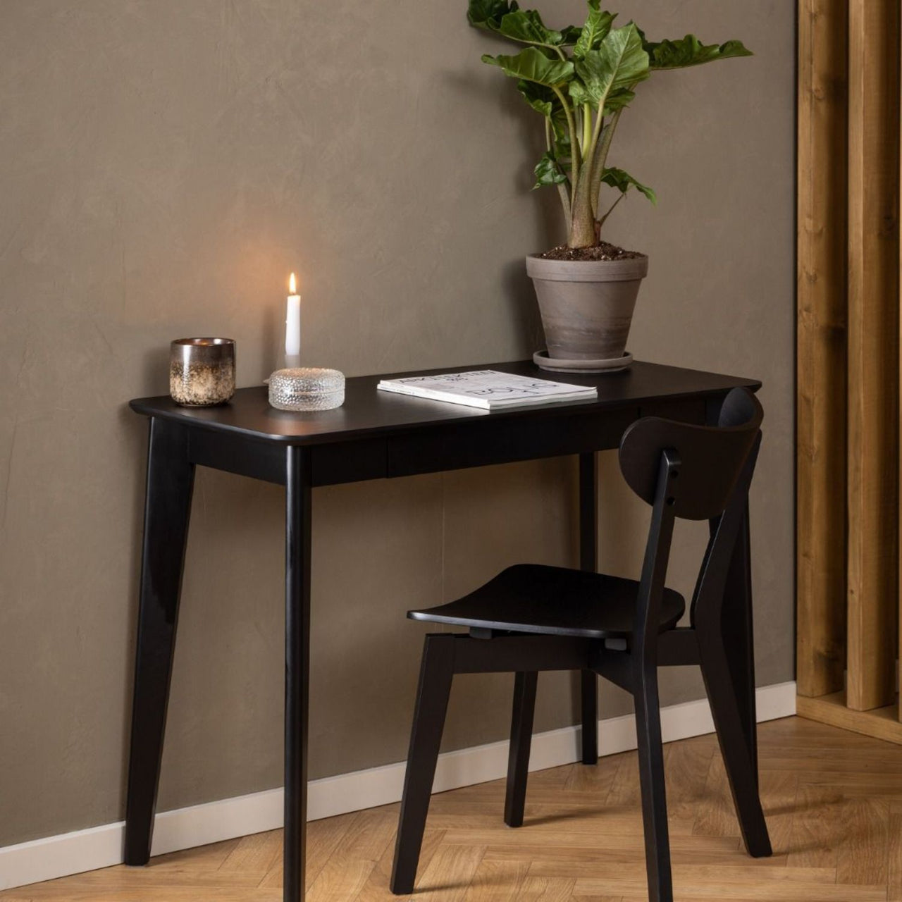 Roxby Office Desk in Black