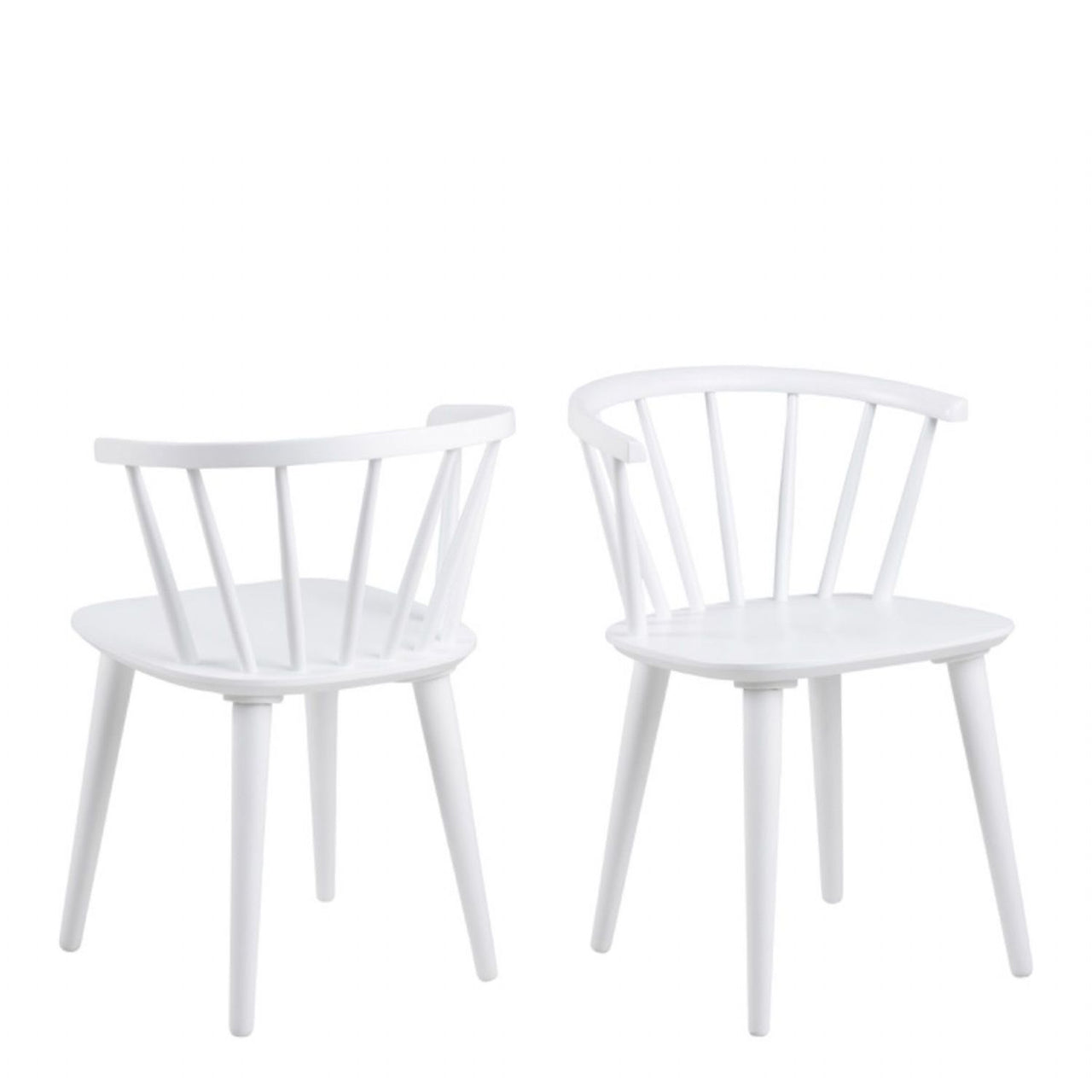 Ida Dining Chair in White Set of 2