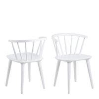 Thumbnail for Ida Dining Chair in White Set of 2