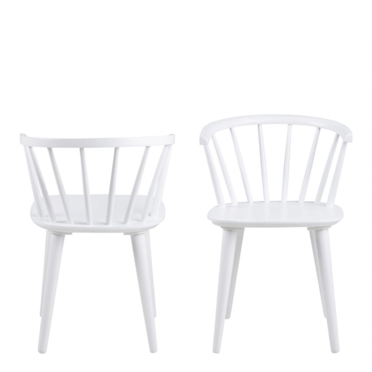 Ida Dining Chair in White Set of 2