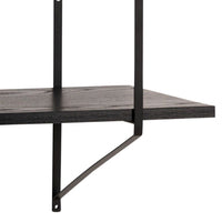 Thumbnail for Belfast Wall Unit with 4 Shelves in Black