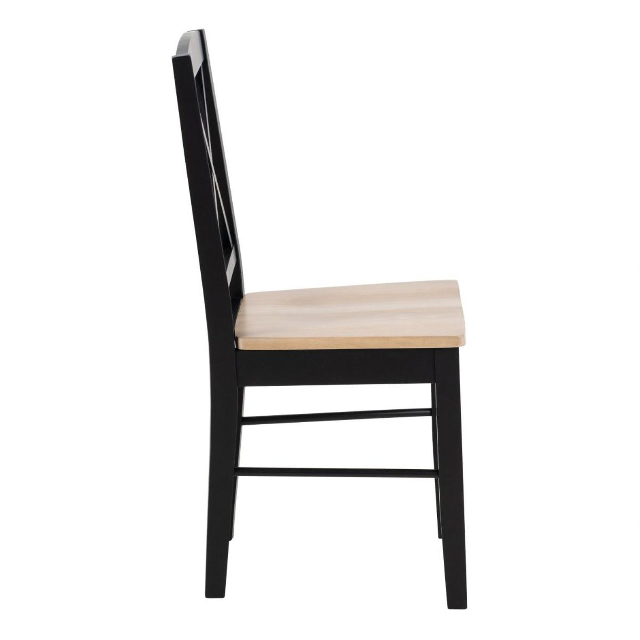 Elvira Dining Chair in Black and Oak